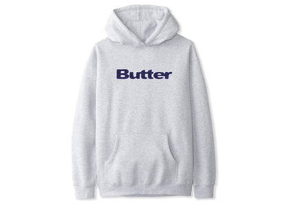 Butter Goods x Kangol Wordmark Chenille Pullover Hoodie Heather Grey
