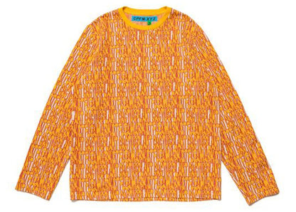 Cactus Plant Flea Market Anxiety Jacquard Longsleeve Knit Orange