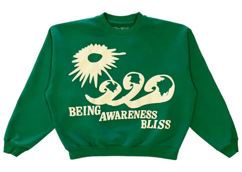 Cactus Plant Flea Market Being Awareness Bliss Crewneck Green