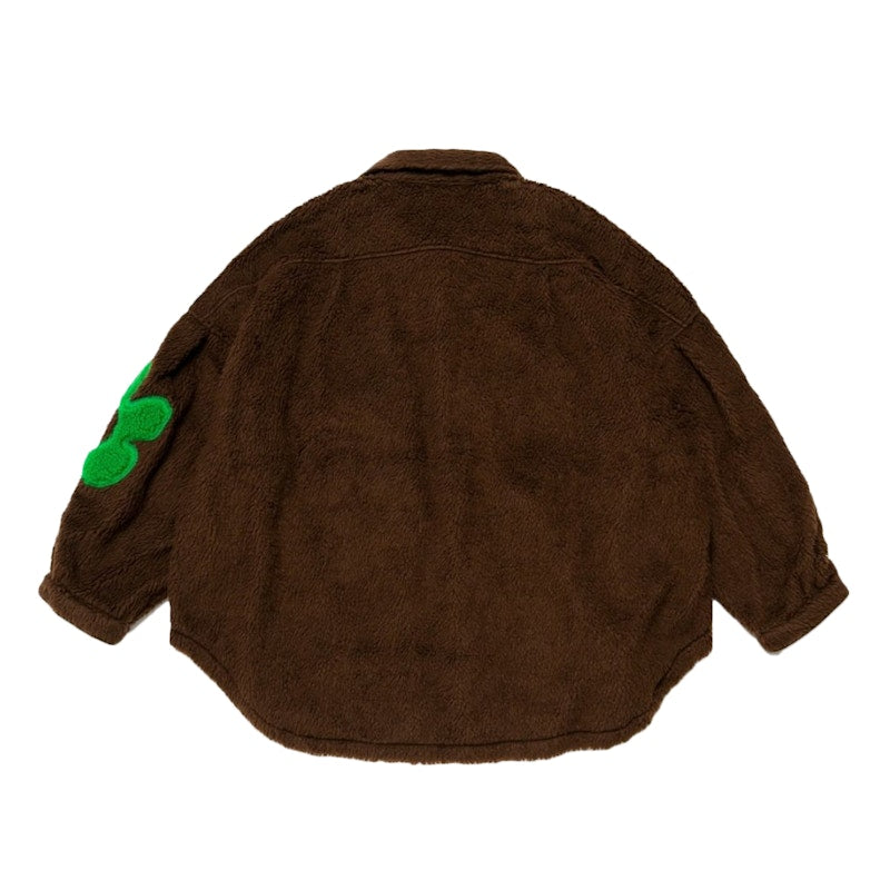 Cactus Plant Flea Market Big Fuzzy Shirt Brown
