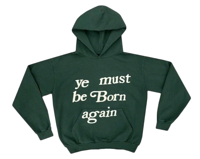 Cactus Plant Flea Market Born Again Hooded Sweatshirt Green