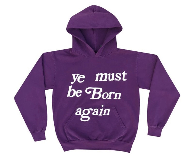 Cactus Plant Flea Market Born Again Hooded Sweatshirt Purple