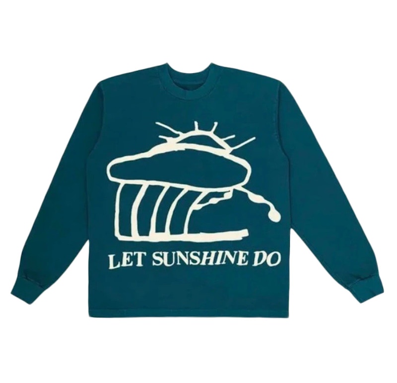 Cactus Plant Flea Market CPFM Let Sunshine Do L/S T-shirt Teal