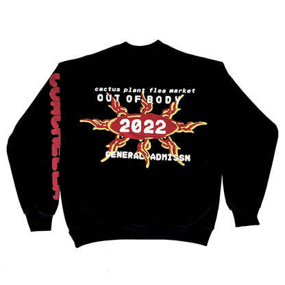 Cactus Plant Flea Market Coachella x CPFM Weekend 1 Crewneck Black