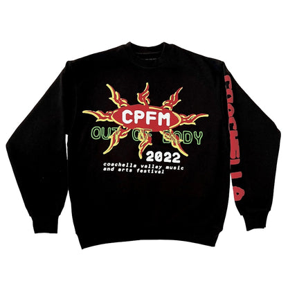 Cactus Plant Flea Market Coachella x CPFM Weekend 1 Crewneck Black