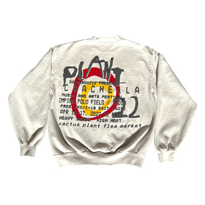 Cactus Plant Flea Market Coachella x CPFM Weekend 1 Crewneck Bone