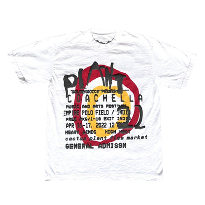 Cactus Plant Flea Market Coachella x CPFM Weekend 1 T-Shirt White