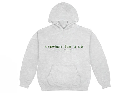 Cactus Plant Flea Market Erewhon Fan Club Hoodie Ash