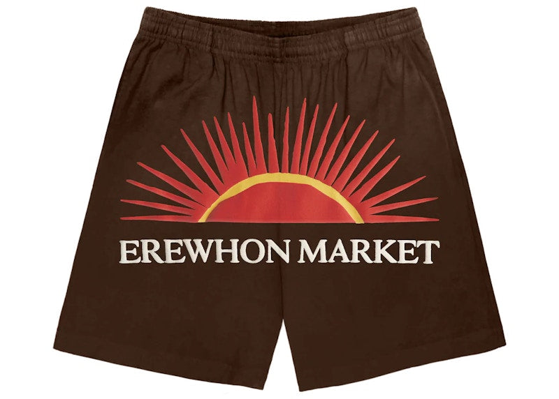 Cactus Plant Flea Market Erewhon Market Shorts Brown