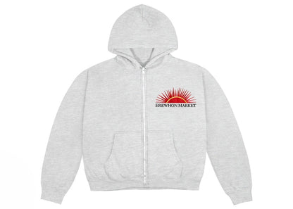 Cactus Plant Flea Market Erewhon Market Women's Cropped Embroidered Zip Hoodie