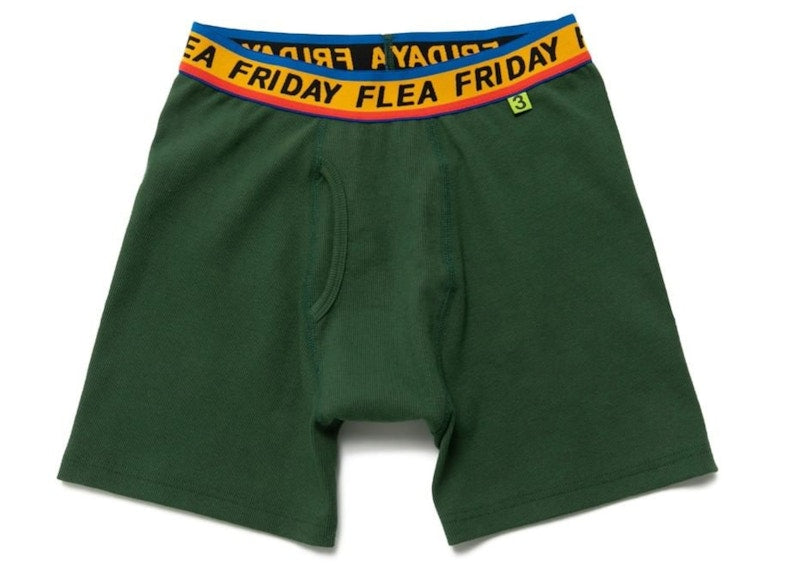 Cactus Plant Flea Market Friday Flea Boxer Brief Green