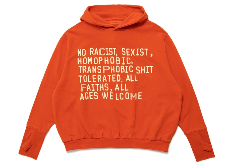 Cactus Plant Flea Market Hooded Sweatshirt Orange