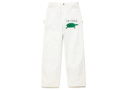Cactus Plant Flea Market I'M Tired Painter Pant White