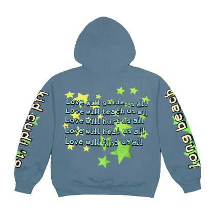 Cactus Plant Flea Market Kid Cudi Enter Galactic Hoodie Blue