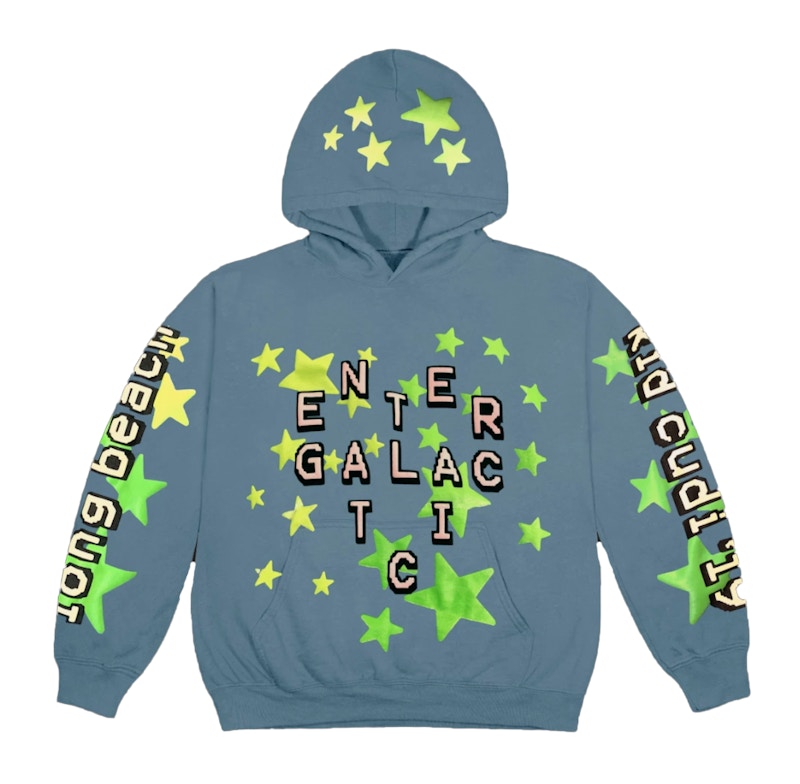 Cactus Plant Flea Market Kid Cudi Enter Galactic Hoodie Blue