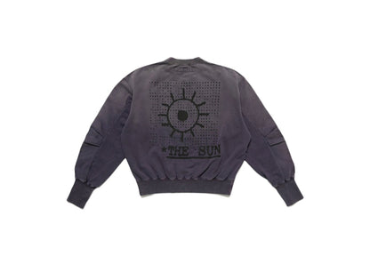 Cactus Plant Flea Market The Moon The Sun Pullover Washed Black