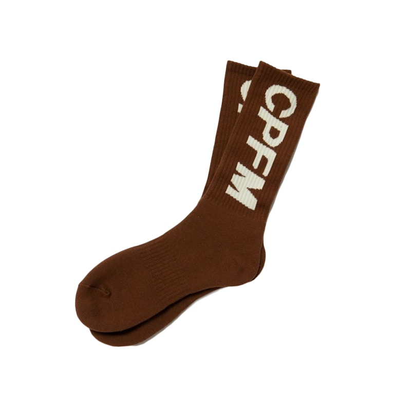 Cactus Plant Flea Market Tube Socks Brown