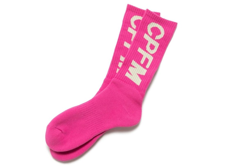 Cactus Plant Flea Market Tube Socks Pink