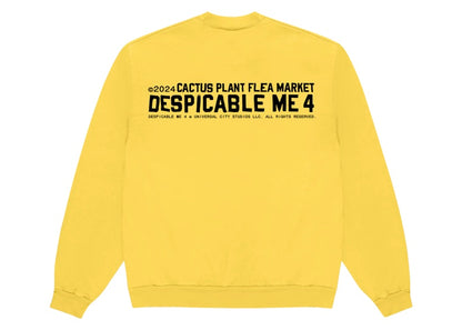 Cactus Plant Flea Market x Despicable Me 4 Minions Theme Park Crewneck Yellow