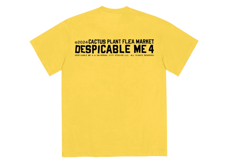Cactus Plant Flea Market x Despicable Me 4 Minions Theme Park Tee Yellow
