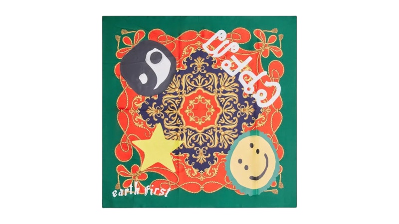 Cactus Plant Flea Market x Junya Watanabe CPFM Silk Print C Scarf Multicolor