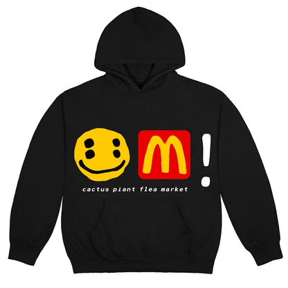 Cactus Plant Flea Market x McDonald's CPFM Icons! Hoodie Black