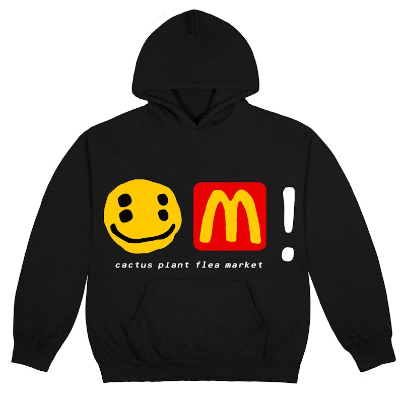 Cactus Plant Flea Market x McDonald's CPFM Icons! Hoodie Black