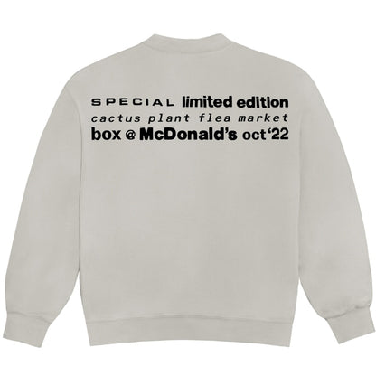 Cactus Plant Flea Market x McDonald's Cactus Buddy! And Friends Crewneck Cement