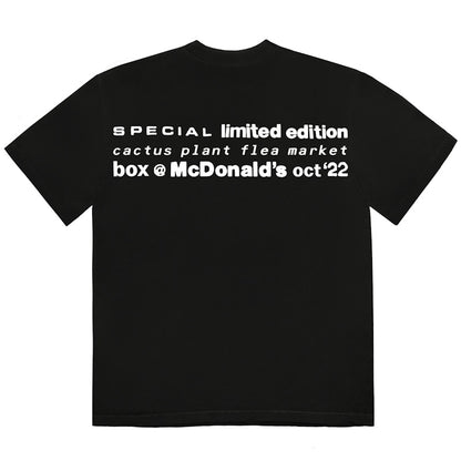 Cactus Plant Flea Market x McDonald's Cactus Buddy! And Friends T-shirt Black