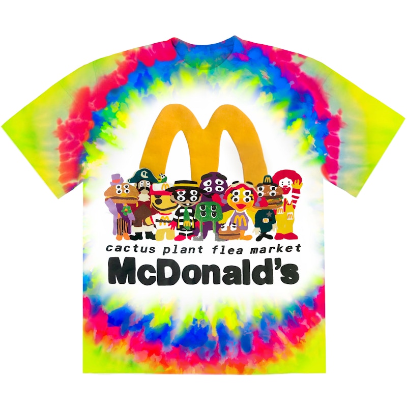 Cactus Plant Flea Market x McDonald's Cactus Buddy! And Friends Tie-Dye T-shirt Custom Tie-Dye