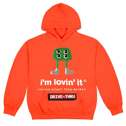 Cactus Plant Flea Market x McDonald's Fry Guy Hoodie Bright Orange