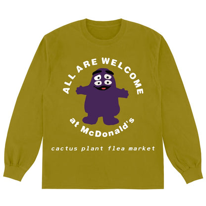 Cactus Plant Flea Market x McDonald's Grimace Long Sleeve T-shirt Pickle