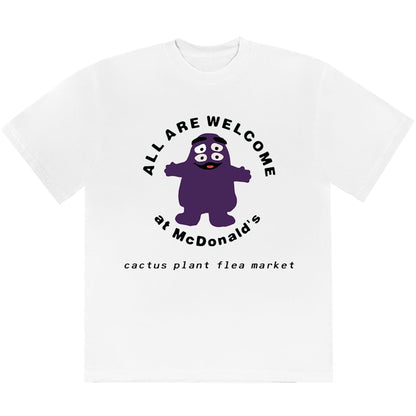 Cactus Plant Flea Market x McDonald's Grimace T-shirt White