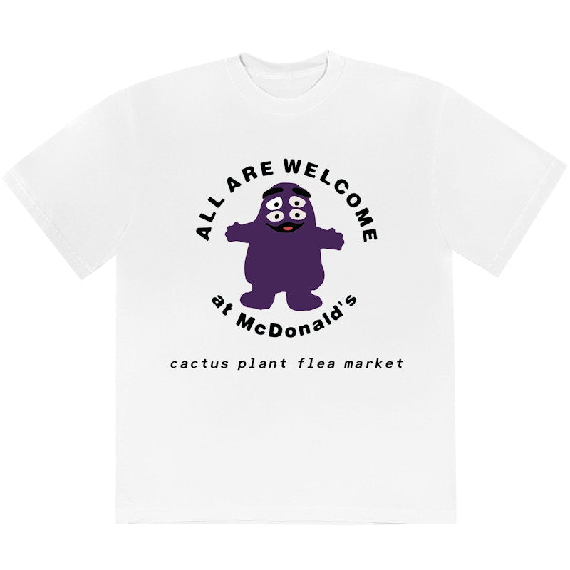 Cactus Plant Flea Market x McDonald's Grimace T-shirt White