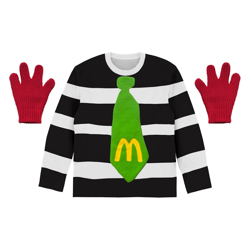 Cactus Plant Flea Market x McDonald's Hamburglar Costume Black/White