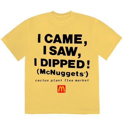 Cactus Plant Flea Market x McDonald's Team Mcnuggets T-shirt Mustard