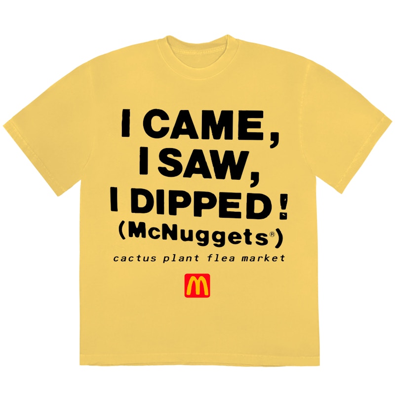 Cactus Plant Flea Market x McDonald's Team Mcnuggets T-shirt Mustard