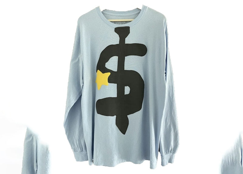 Cactus Plant Flea Market x Steve Lacy Tie Longsleeve T-Shirt Blue