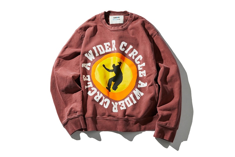 Cactus Plant Flea Market x Union A Wider Circle Crewneck Brown