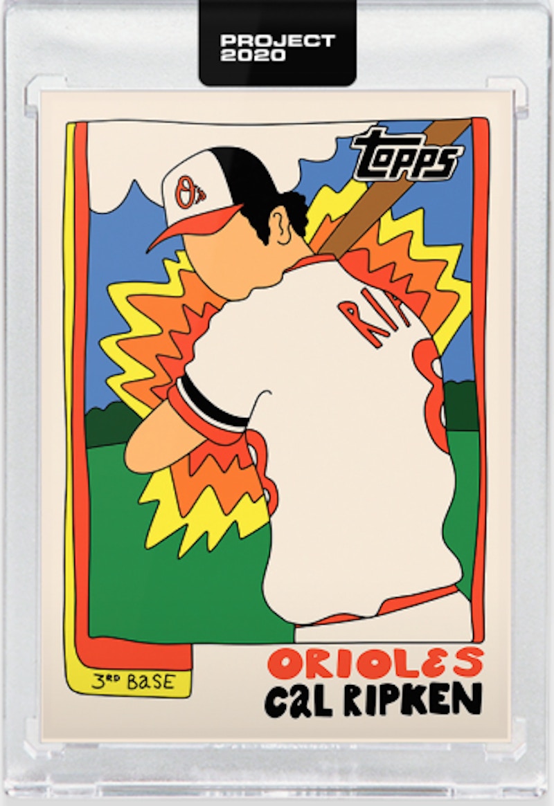Cal Ripken Jr. 1982 Topps Project 2020 Fucci Artist Proof /20 #5