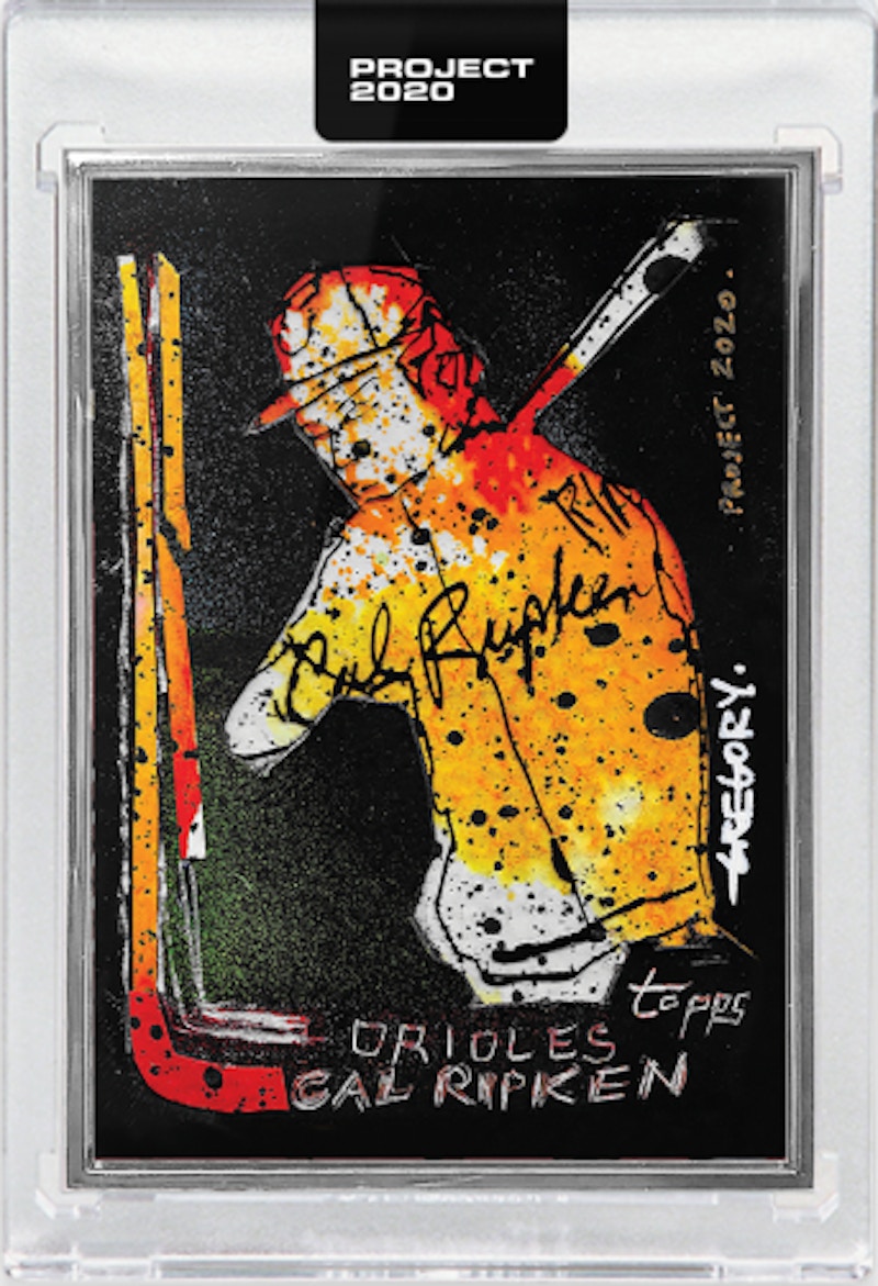 Cal Ripken Jr. 1982 Topps Project 2020 Gregory Sift Artist Proof /20 #50