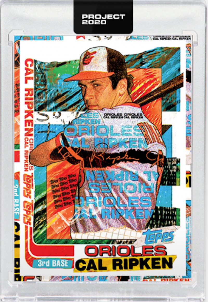 Cal Ripken Jr. 1982 Topps Project 2020 Tyson Beck Artist Proof /20 #37