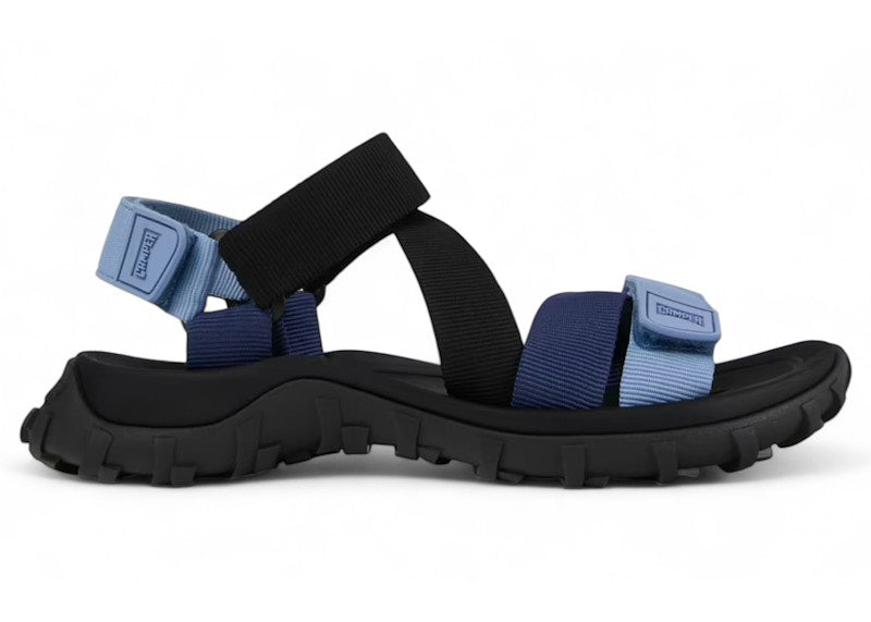 Camper Drift Trail Recycled PET Sandal Black Blue
