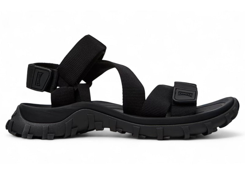 Camper Drift Trail Recycled PET Sandal Black