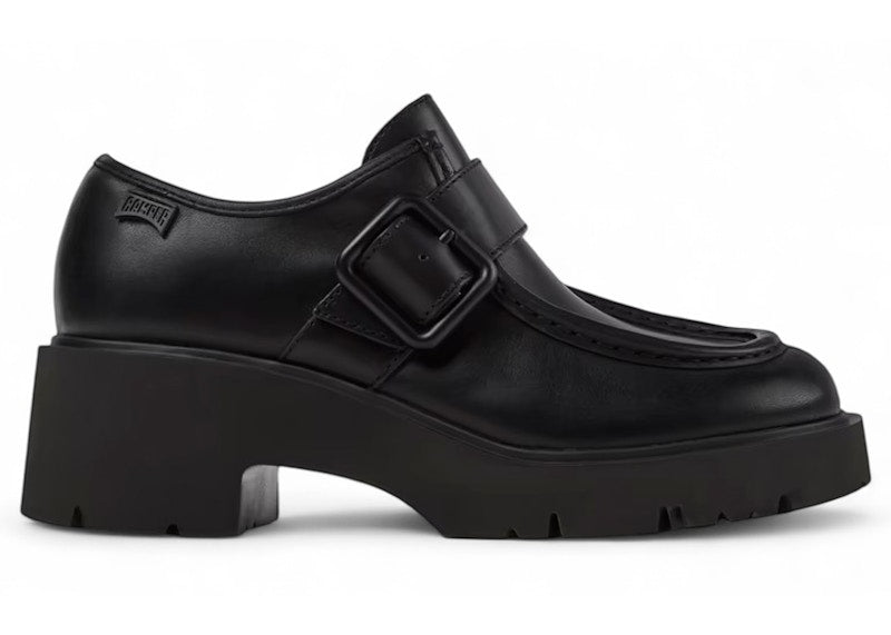 Camper Mila Buckle Loafer Black (Women's)