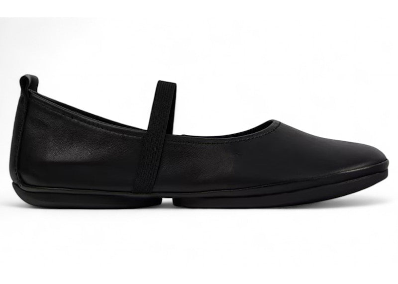 Camper Right Ballerina Flat Black Leather (Women's)