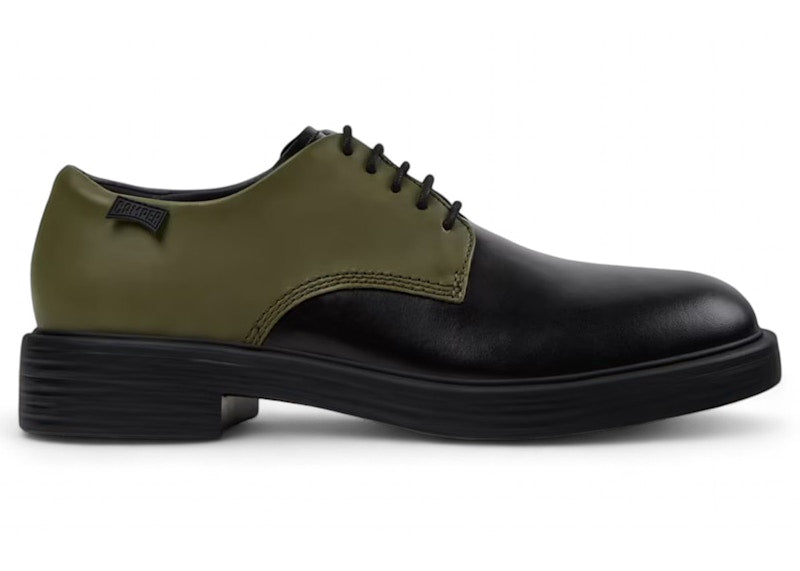Camper Twin Dean Lace Up Black Green Mint