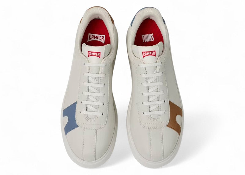 Camper Twins Runner K21 Sneaker White Blue Brown