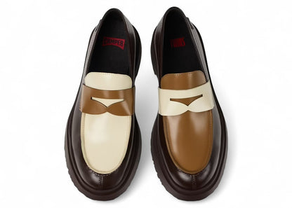 Camper Twins Walden Loafer Multi Brown Beige (Women's)
