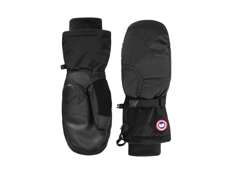 Canada Goose Black Badge Mittens Black